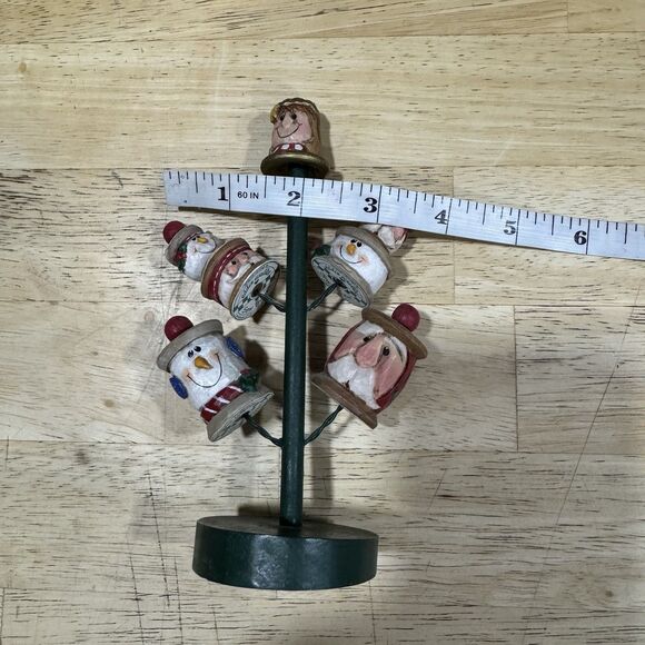 Eddie Walker Life's Little Gifts Sewing Spools Christmas Tree Folk Art Country - Picture 10 of 15